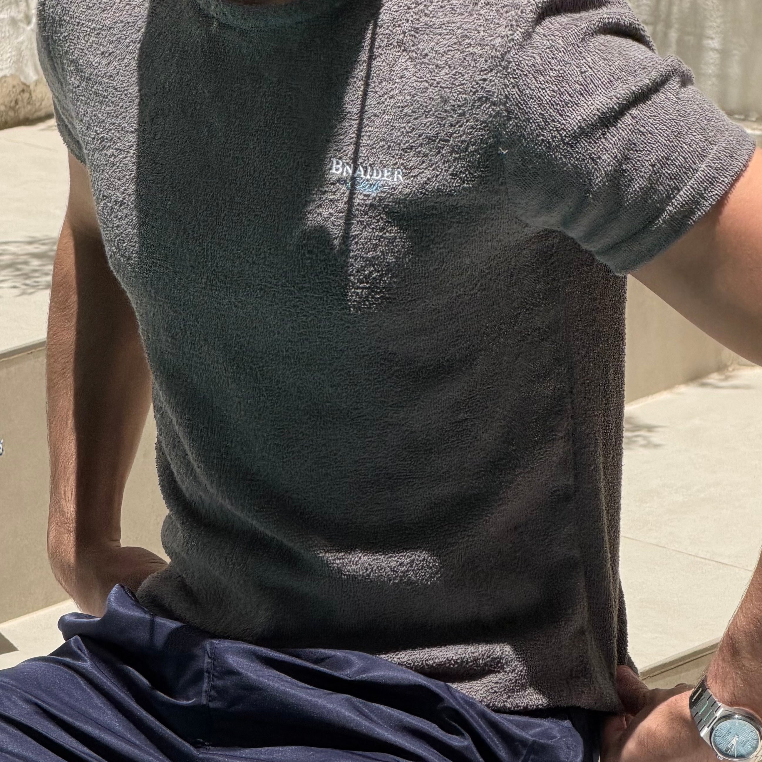Bnaider Club Terry T-Shirt - Grey