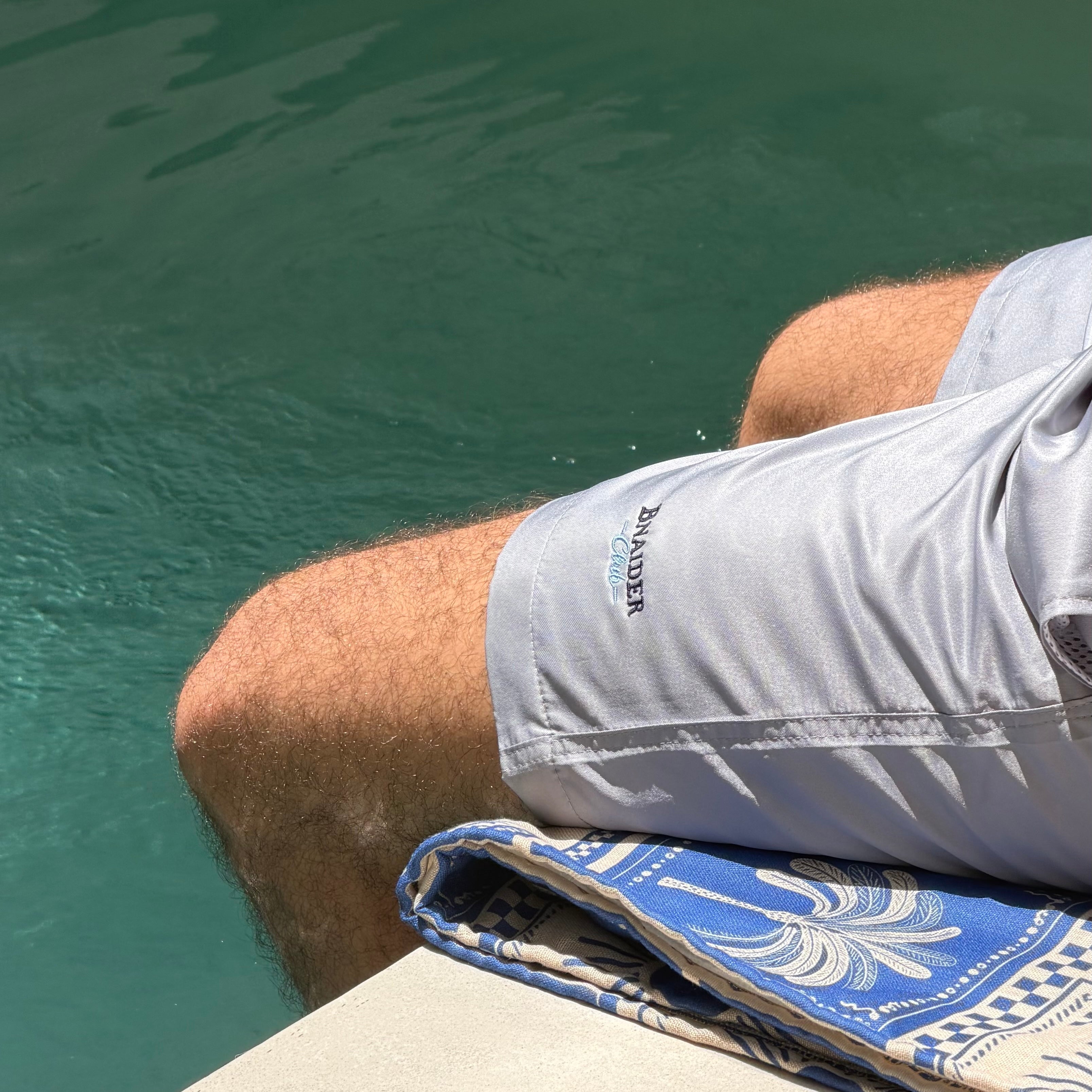Bnaider Club Swim Shorts – grey ￼