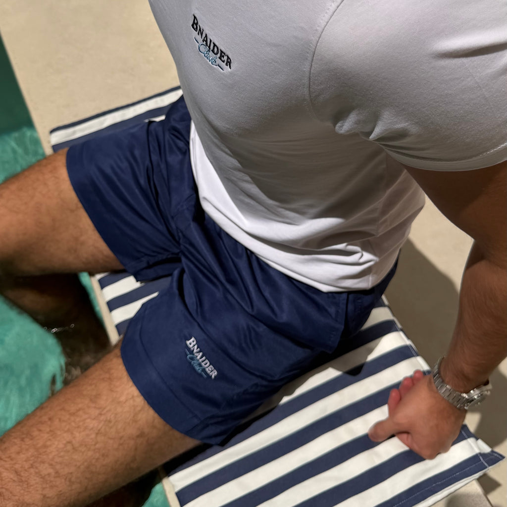 Bnaider Club Swim Shorts – navy blue