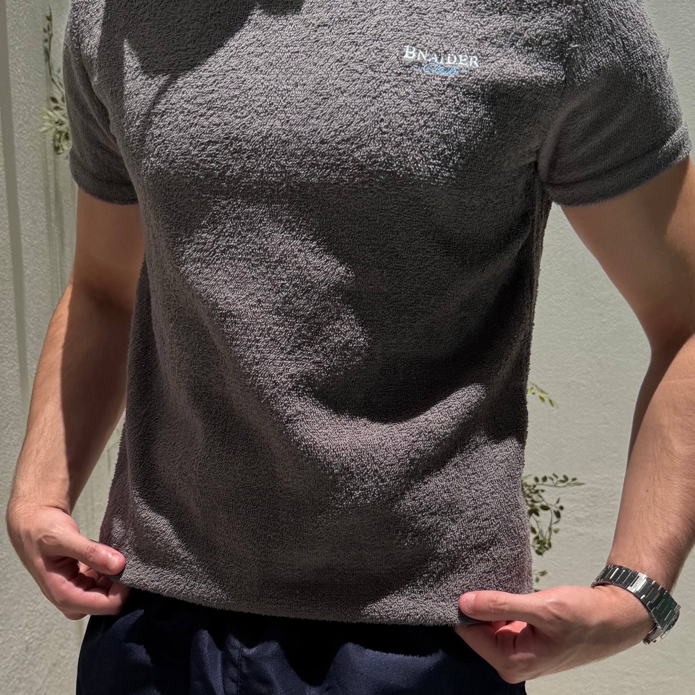 Bnaider Club Terry T-Shirt - Grey