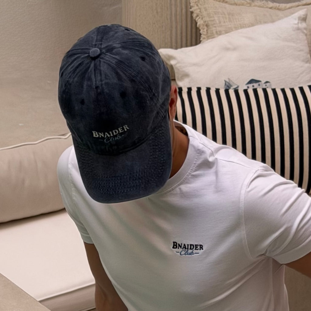 Navy blue cap