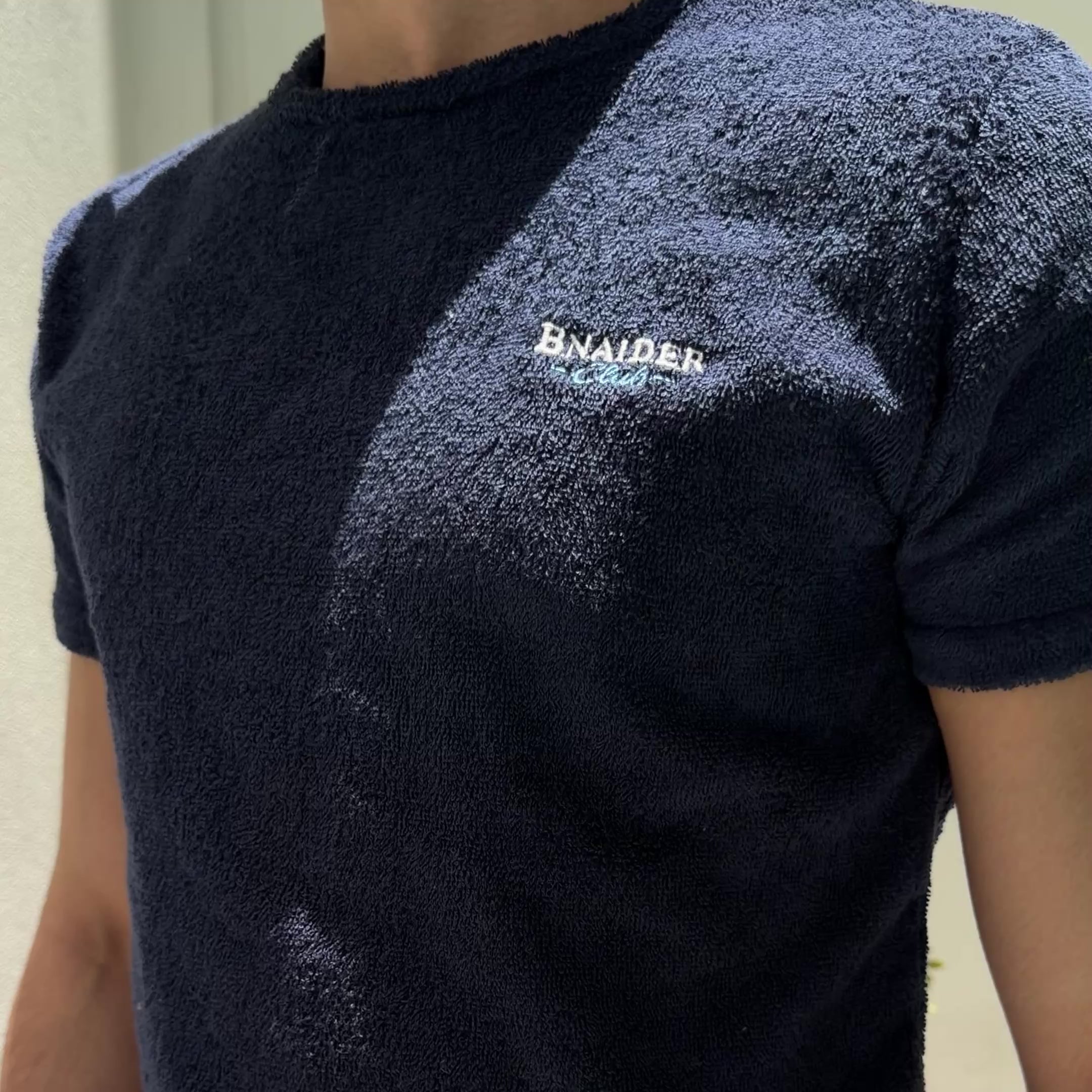 Bnaider Club Terry T-Shirt - Navy